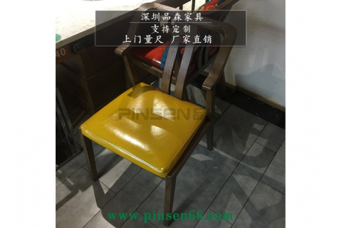 老火鍋現代簡約實木火鍋餐椅主題餐廳餐椅